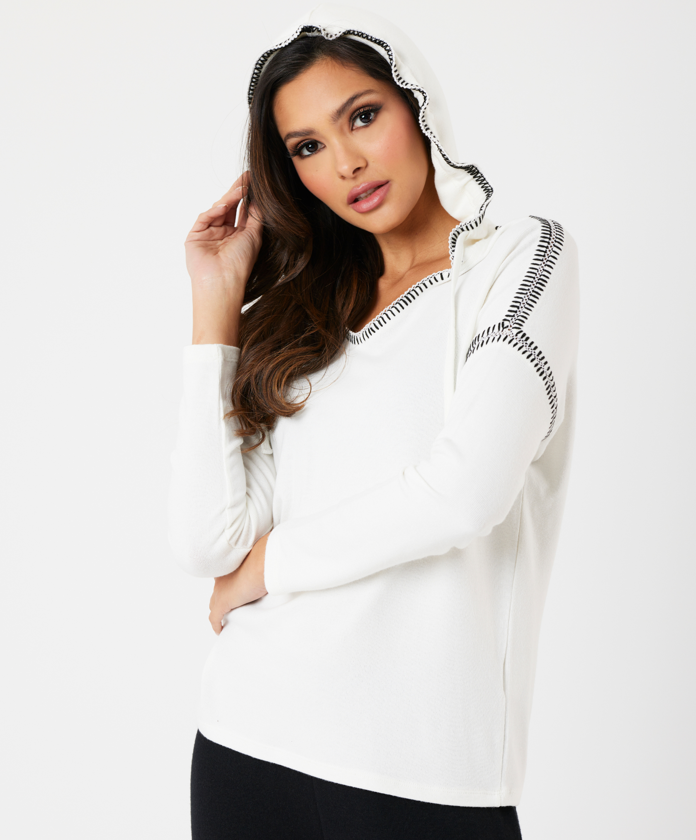 V-Neck Hoodie
