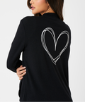 Heart Back Zip Up