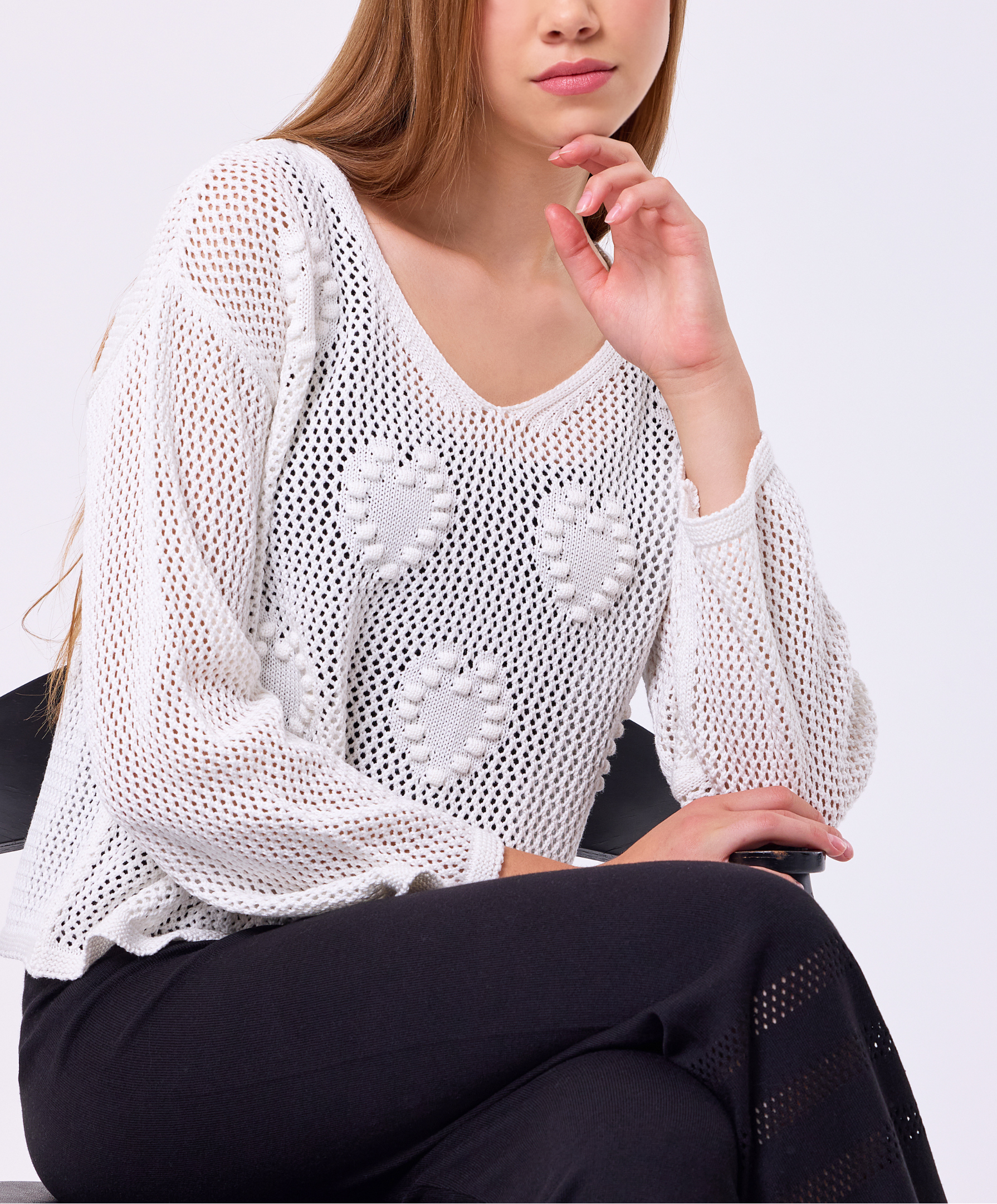 Crochet Heart Top