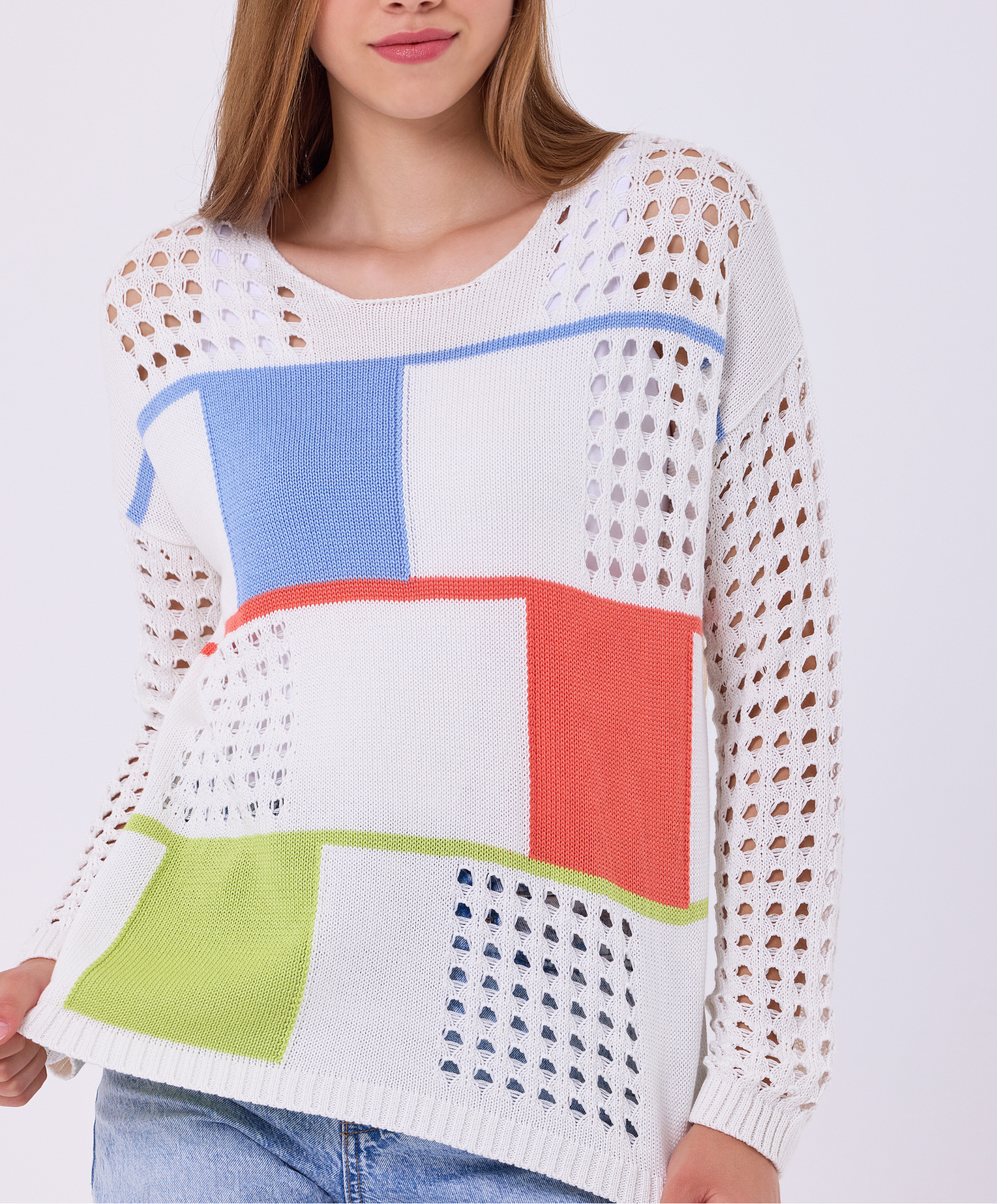 Patchwork Crochet Top
