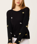 Scoop Neck Bow Detail Top