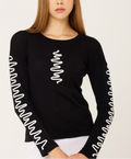 Zig Zag Scoop Neck Top