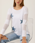 Denim Star Top