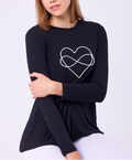 Infinity Heart Detail Top