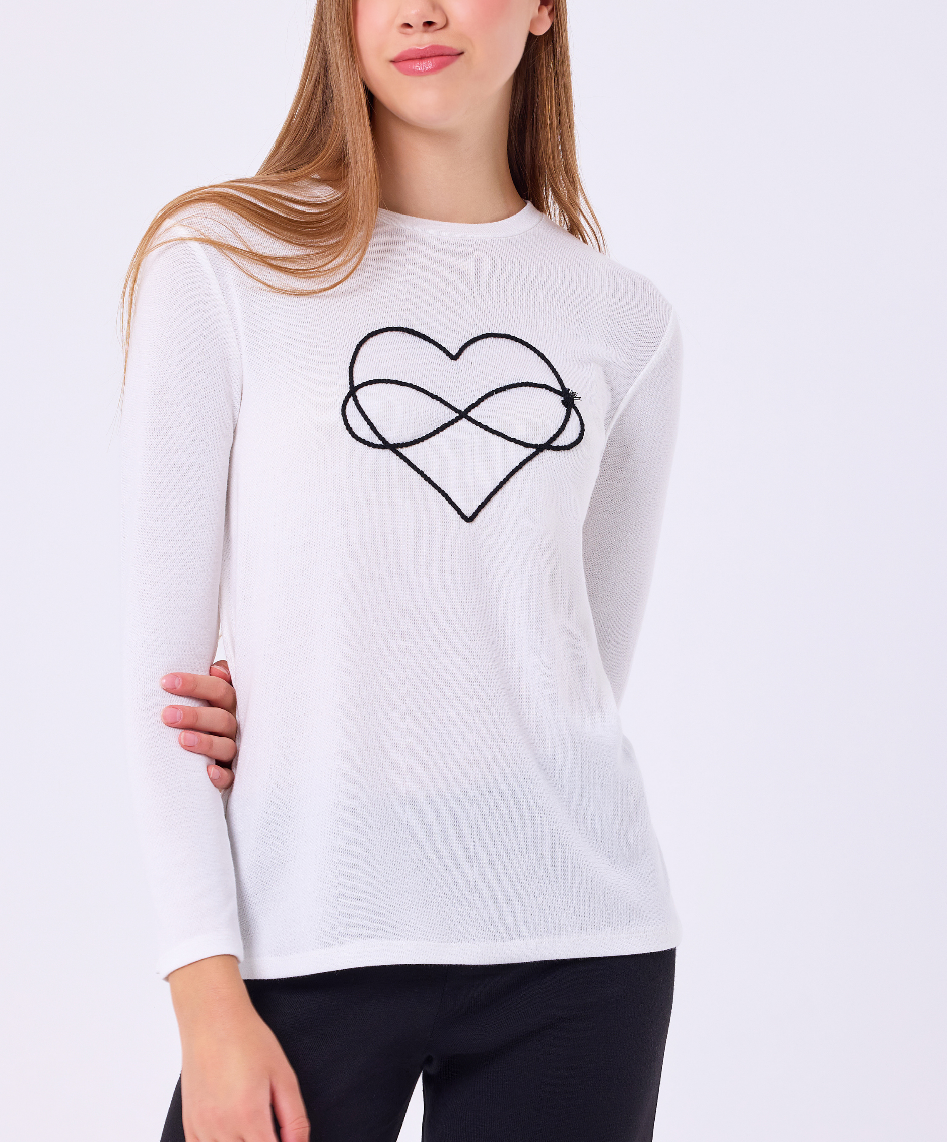 Infinity Heart Detail Top