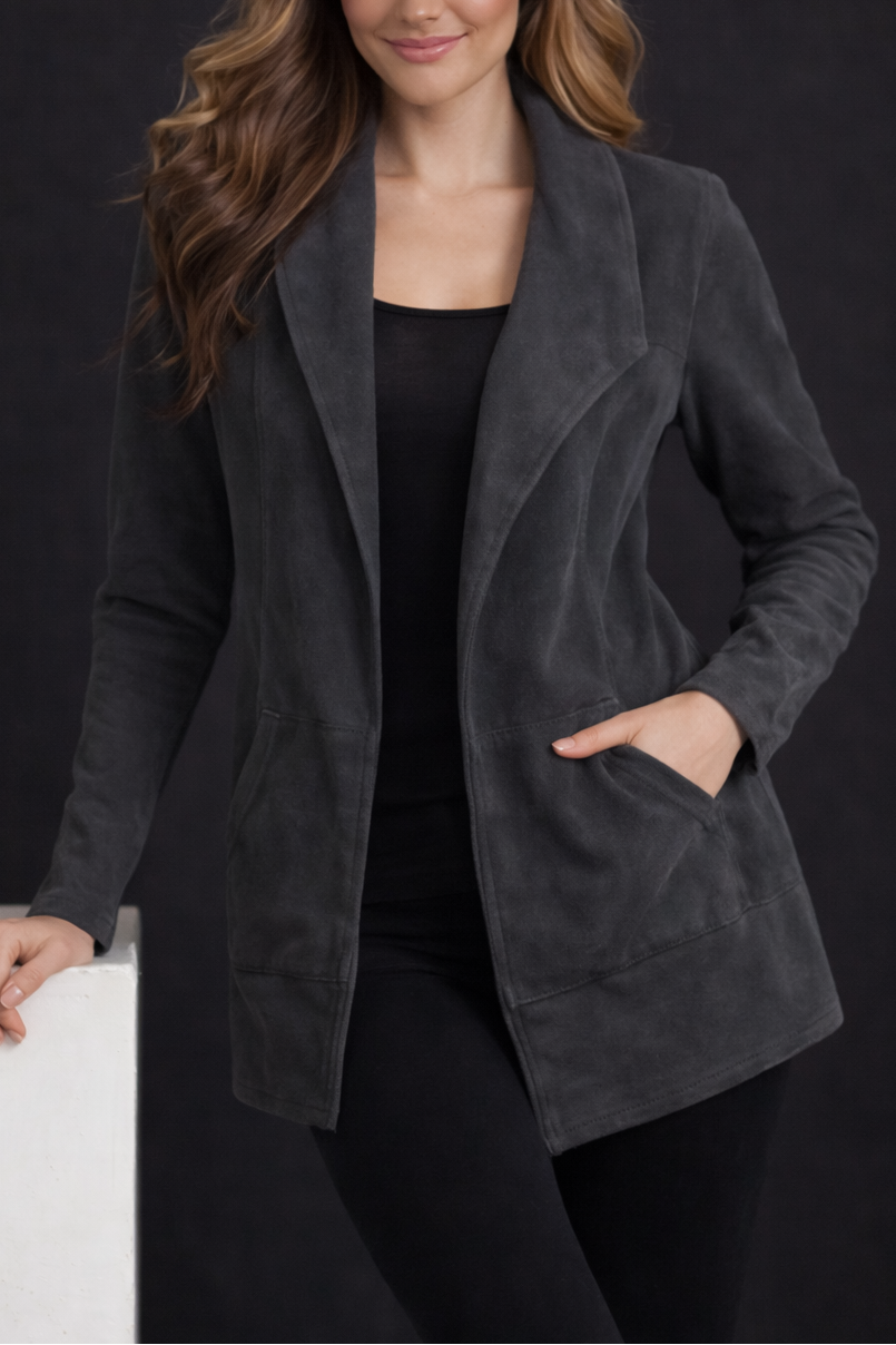 Monica Hooded Draped Cardigan