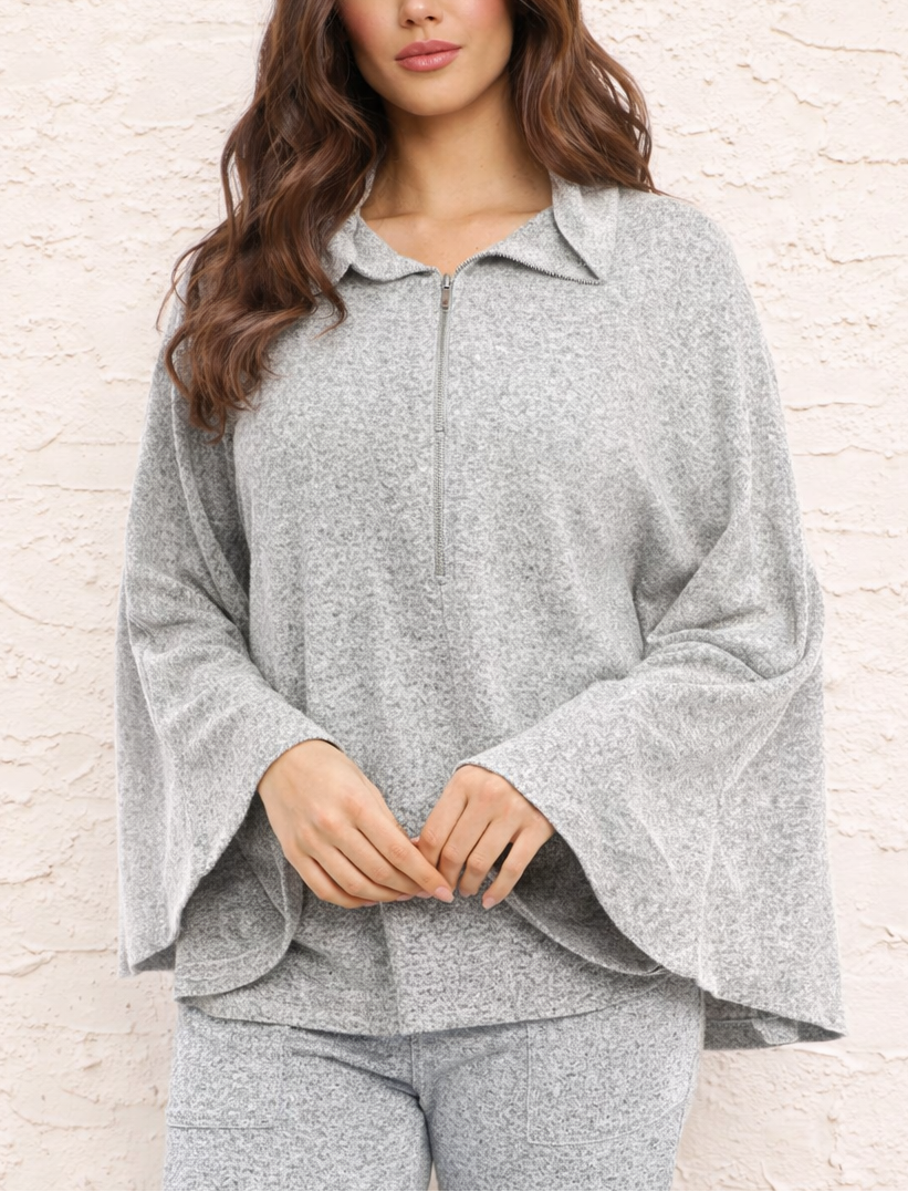 Sophia Kashmira Hooded Poncho