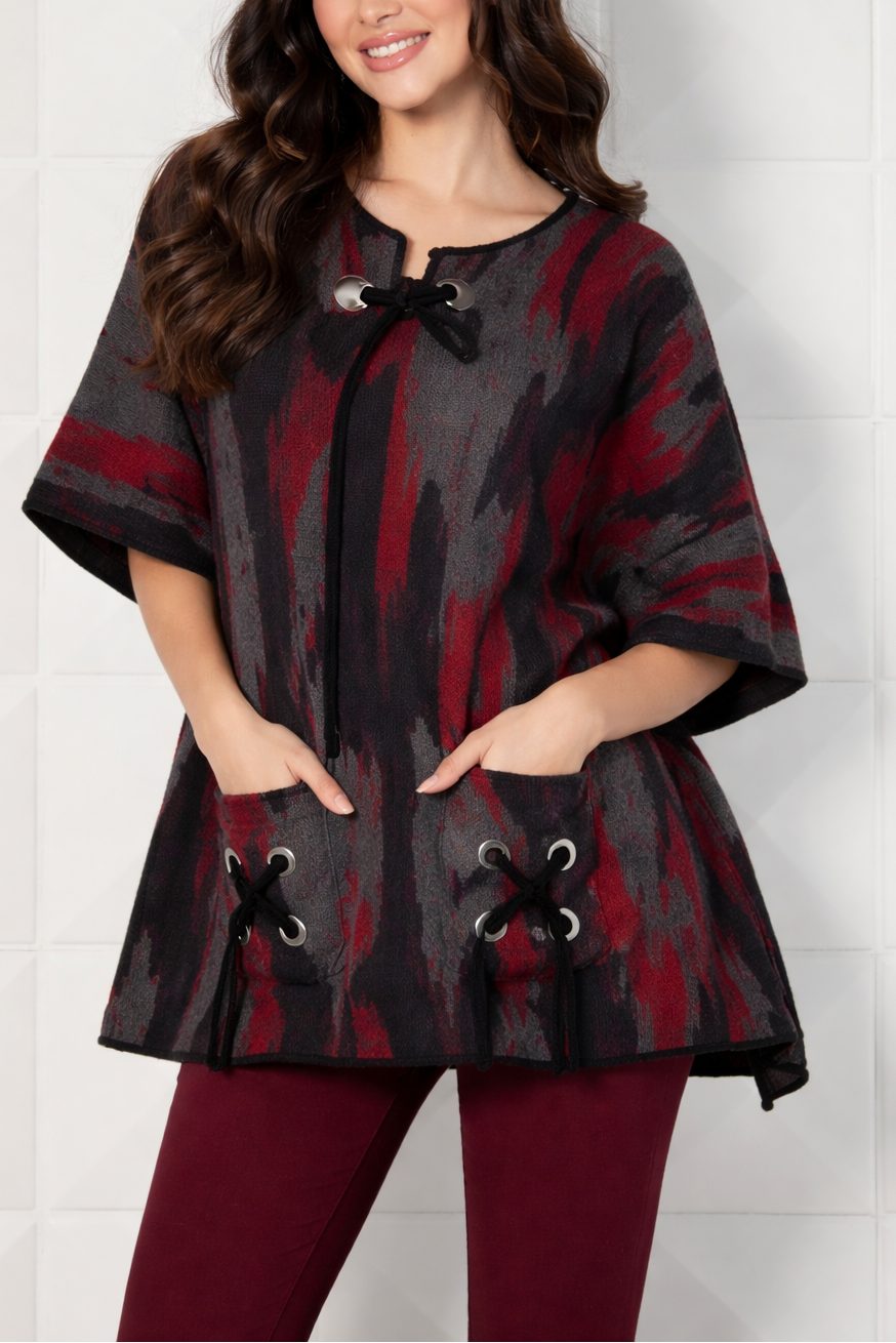 Ryder Lace Up Poncho