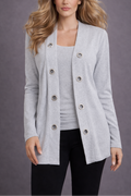 Juliana Kashmira Open Grommet Cardigan