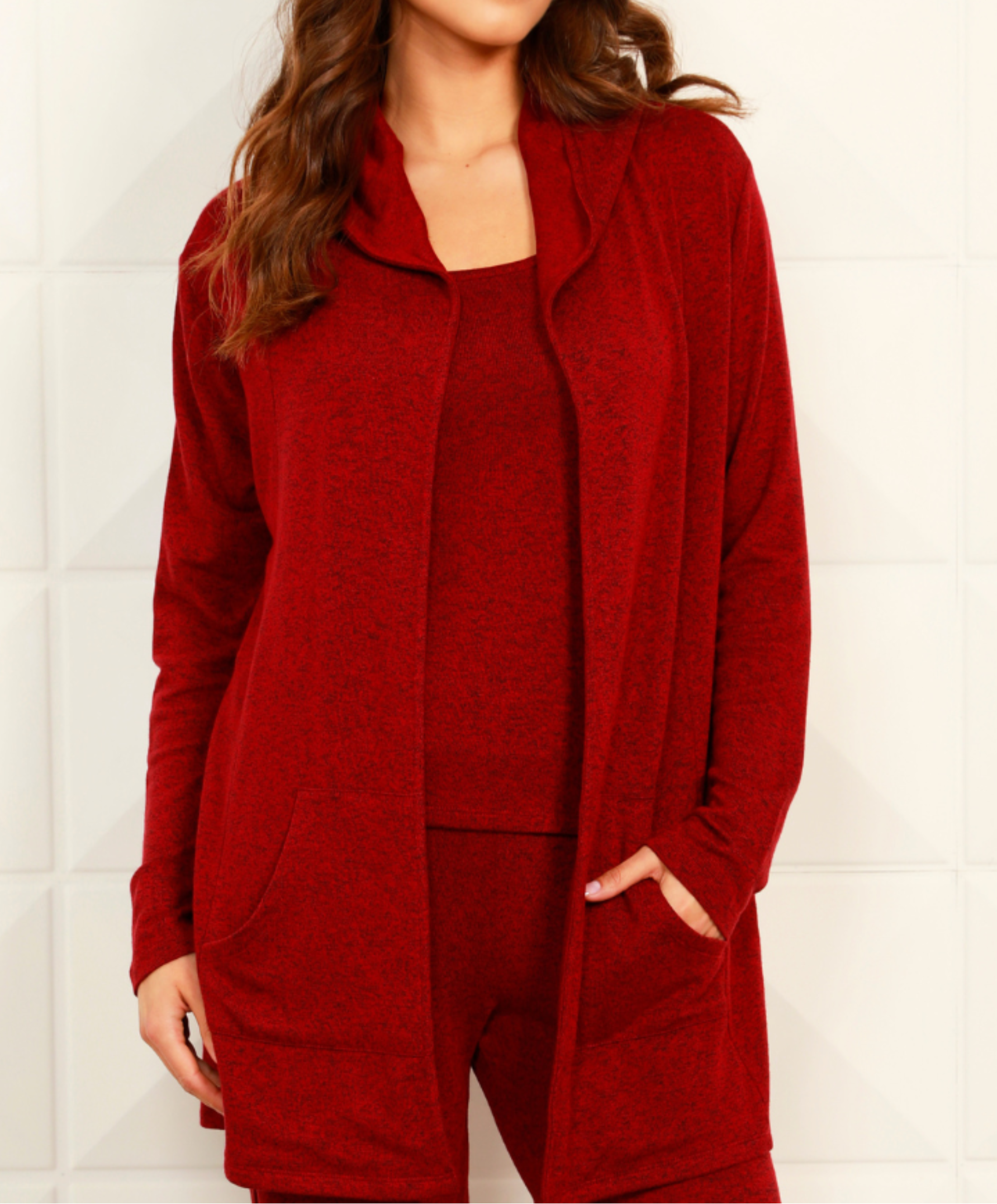 Open Hoodie Duster