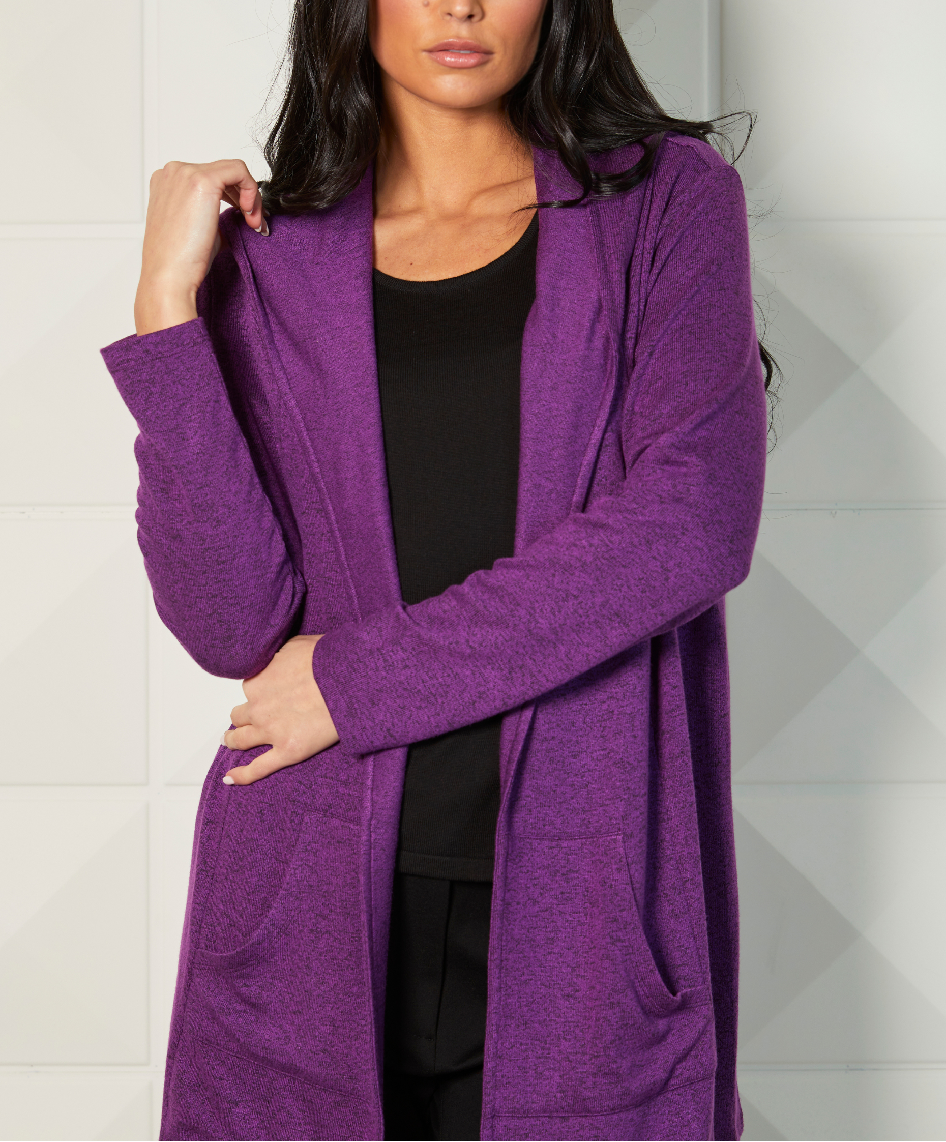 Open Hoodie Duster