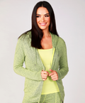 Melange Zip Hoodie