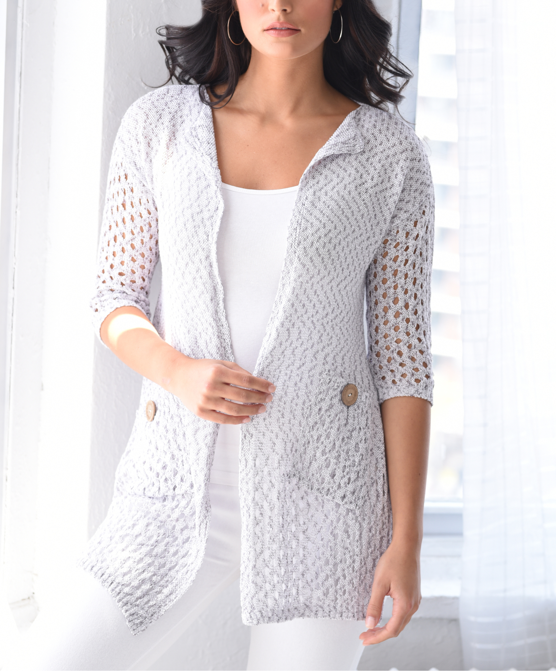 Vicki Button Pocket Cardigan