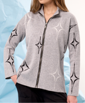 Diamond Zip Up Jacket
